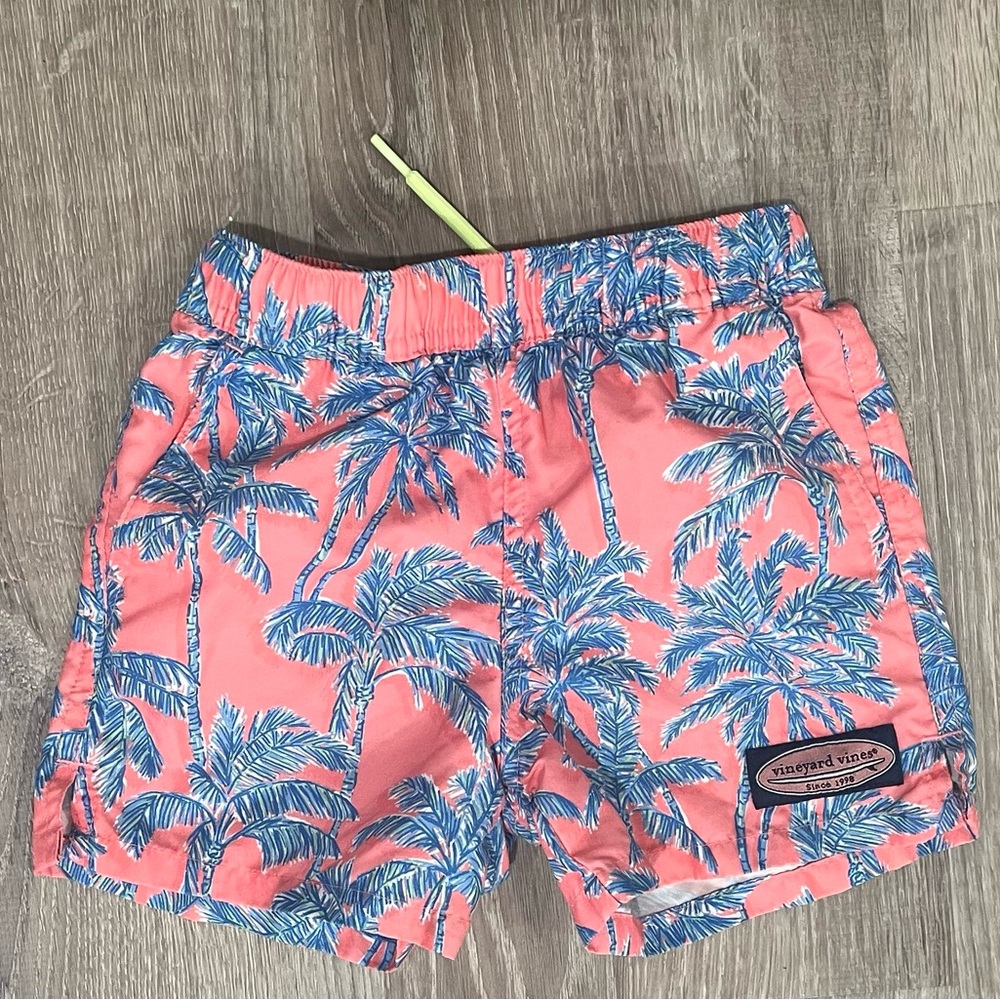 Unavailable- Vineyard Vines Tropical boys trunks swim suit size 3t
